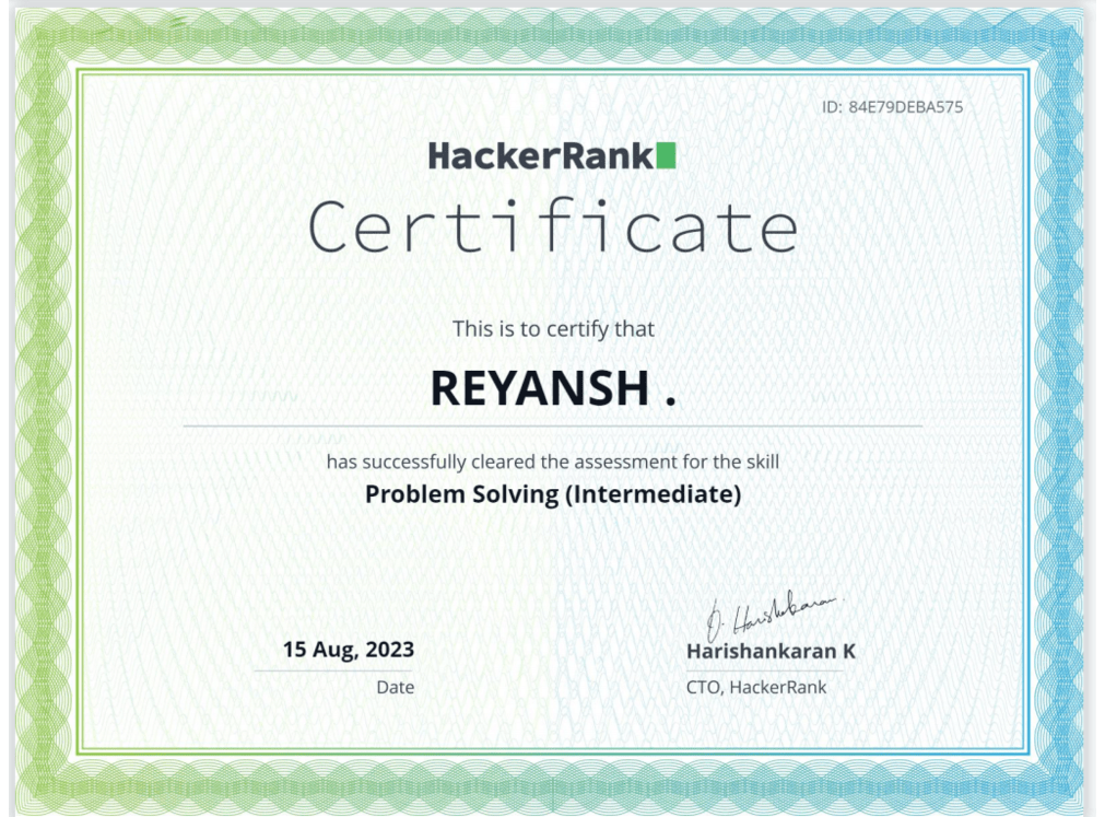 Certificate 2